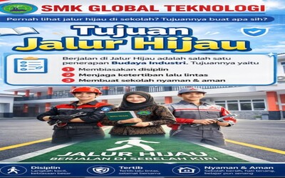 Tujuan Jalur Hijau di Sekolah SMK Global Teknologi